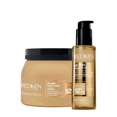 Kit Redken All Soft Máscara 500 Óleo Capilar (2 produtos) Produto: Kit Redken All Soft Máscara 500 Óleo Capilar (2 produtos)