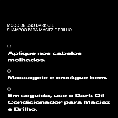Produto Kit Shampoo Sebastian Professional Dark Oil 1L e Máscara 145ml