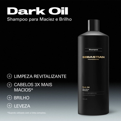 Produto: Kit Sebastian Professional Dark Oil Shampoo 250ml e Máscara 150ml