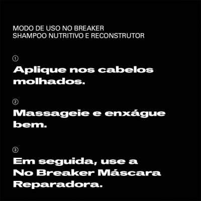 Kit Sebastian Professional No Breaker Shampoo 250ml e Máscara 150ml Produto Kit Sebastian Professional No Breaker Shampoo 250ml e Máscara 150ml