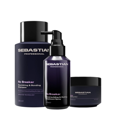 Produto: Kit Shampoo Máscara Leave-in Sebastian Professional No Breaker 250ml 150ml 100ml