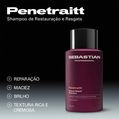 Produto Kit Sebastian Professional Penetraitt Home Care com 3 Produtos