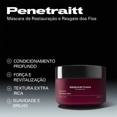 Produto Kit Sebastian Professional Penetraitt Home Care com 3 Produtos