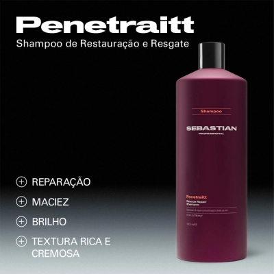 Produto: Kit Sebastian Professional Penetraitt Shampoo 1L e Máscara Capilar 145ml