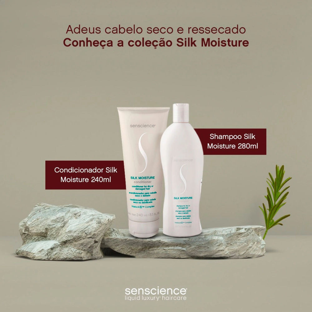 Produto: Kit Senscience Silk Moisture Shampoo Extra (2 unidades)