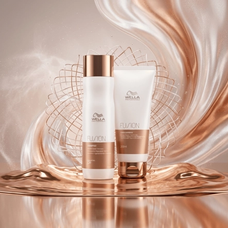 Produto Kit Shampoo 250ml e Condicionador 200ml Wella Professionals Fusion