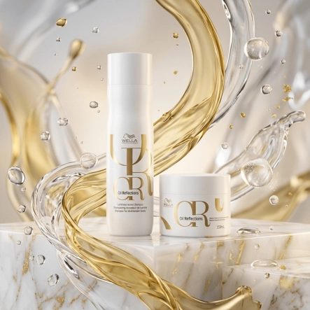 Kit Shampoo 250ml e Máscara 150ml Wella Professionals Oil Reflections Produto Kit Shampoo 250ml e Máscara 150ml Wella Professionals Oil Reflections