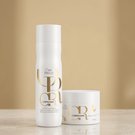 Produto: Kit Shampoo 250ml e Máscara 150ml Wella Professionals Oil Reflections