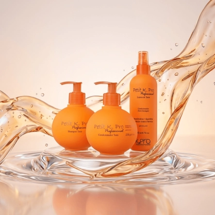 Produto: Kit Shampoo Condicionador e Leave-in Petit Kids K.Pro Profissional 240ml 230g 200ml