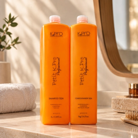 Produto: Kit Shampoo e Condicionador K.Pro Profissional Petit Teen 1 Litro