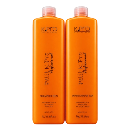 Produto: Kit Shampoo e Condicionador K.Pro Profissional Petit Teen 1 Litro