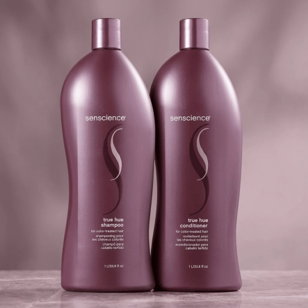 Kit Shampoo e Condicionador Senscience True Hue 1 Litro Produto Kit Shampoo e Condicionador Senscience True Hue 1 Litro
