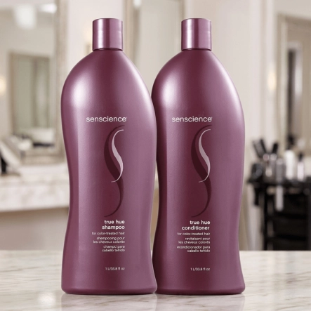 Kit Shampoo e Condicionador Senscience True Hue 1 Litro Produto Kit Shampoo e Condicionador Senscience True Hue 1 Litro