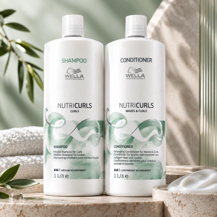Produto: Kit Shampoo e Condicionador Wella Professionals Nutricurls Salon Duo 2 Produtos