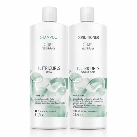 Produto: Kit Shampoo e Condicionador Wella Professionals Nutricurls Salon Duo 2 Produtos