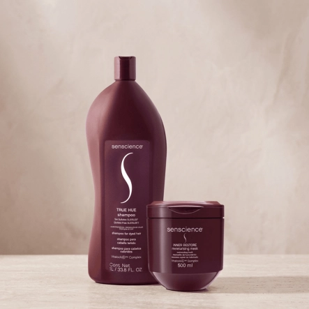 Produto: Kit Shampoo e Máscara Senscience True Hue 2 Produtos