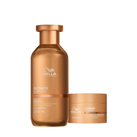 Produto: Kit Shampoo e Máscara Wella Professionals Ultimate Luxe Oil
