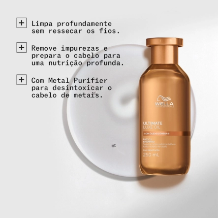 Produto: Kit Shampoo e Óleo Wella Professionals Ultimate Luxe Oil 2 Produtos