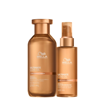 Produto: Kit Shampoo e Óleo Wella Professionals Ultimate Luxe Oil 2 Produtos