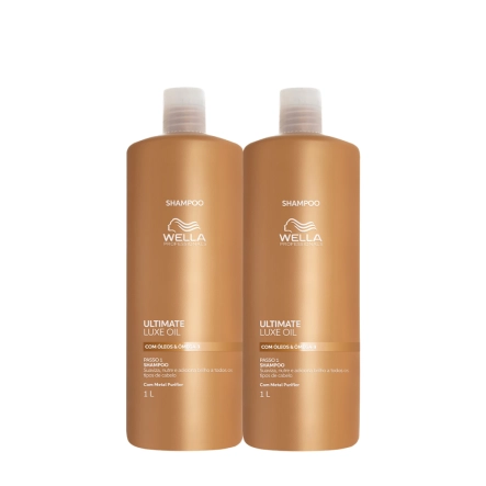 Produto: Kit Shampoo Wella Professionals Ultimate Luxe Oil 1 Litro 2 Unidades