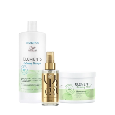 Produto: Kit Wella Professionals Elements Renewing Dupla de Salão Oil (3 produtos)