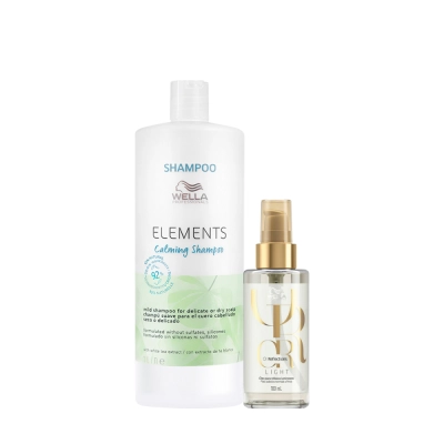 Produto: Kit Wella Professionals Elements Renewing Shampoo Oil Light (2 produtos)