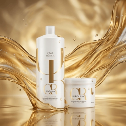 Kit Wella Professionals Oil Reflections Shampoo e Máscara Produto Kit Wella Professionals Oil Reflections Shampoo e Máscara