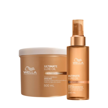Produto: Kit Wella Professionals Ultimate Luxe Oil Máscara 500ml e Óleo 100ml