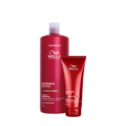 Kit Wella Professionals Ultimate Repair - Cuidado Reparador Profissional (2 produtos) Produto Kit Wella Professionals Ultimate Repair - Cuidado Reparador Profissional (2 produtos)