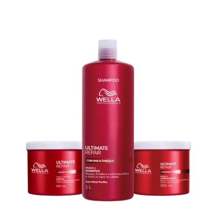 Kit Wella Professionals Ultimate Repair - Reestruturação Capilar (3 produtos) Produto Kit Wella Professionals Ultimate Repair - Reestruturação Capilar (3 produtos)