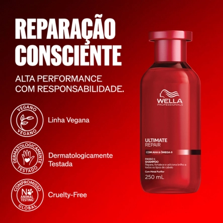 Kit Wella Professionals Ultimate Repair - Reparação Essencial (2 produtos) Produto Kit Wella Professionals Ultimate Repair - Reparação Essencial (2 produtos)