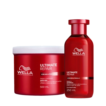Produto: Kit Wella Ultimate Repair Shampoo 250ml e Máscara 500ml