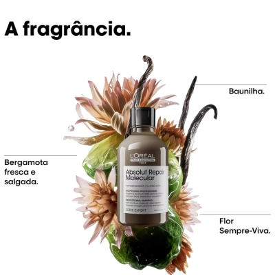 Produto: Shampoo Absolut Repair Molecular L'Oréal Professionnel 300ml