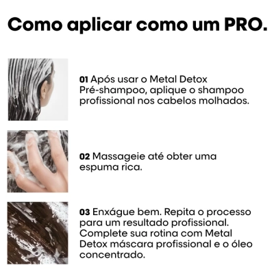 Produto Shampoo Metal Detox L'Oréal Professionnel 300ml