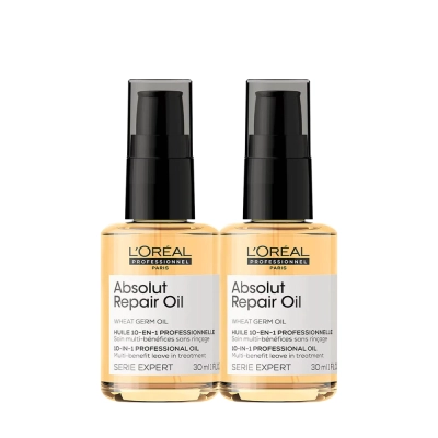Produto: Óleo Reparador Absolut Repair Gold Quinoa 10 em 1 L'Oréal Professionnel 2 Unidades de 30ml