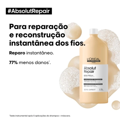 Produto: Condicionador L'Oréal Professionnel Serie Expert Absolut Repair Gold Quinoa Protein 1,5L
