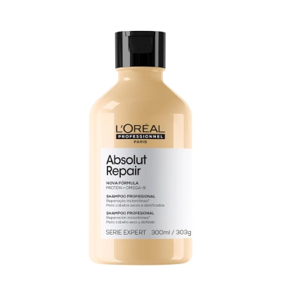 Produto: Shampoo Absolut Repair Gold Quinoa Protein L'Oréal Professionnel Serie Expert 300ml