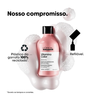 Produto: Shampoo Vitamino Color L'Oréal Professionnel Serie Expert 300ml