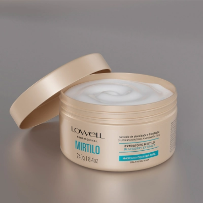 Produto: Máscara Capilar Alto Impacto Extrato de Mirtilo Lowell 240g