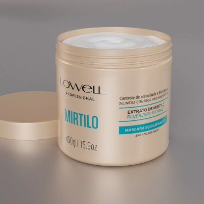 Produto: Máscara Capilar Alto Impacto Extrato de Mirtilo Lowell 450g