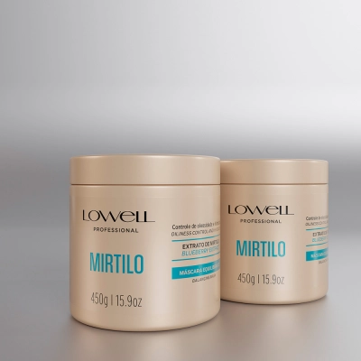 Máscara Capilar Alto Impacto Extrato de Mirtilo Lowell 450g Produto Máscara Capilar Alto Impacto Extrato de Mirtilo Lowell 450g