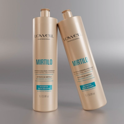 Produto: Kit Shampoo 1L e Máscara 240g Lowell Extrato de Mirtilo