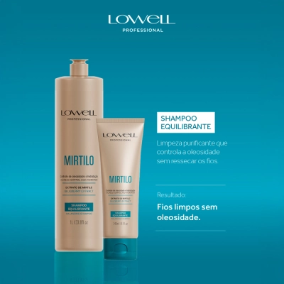 Shampoo Extrato de Mirtilo Lowell 240ml Produto Shampoo Extrato de Mirtilo Lowell 240ml
