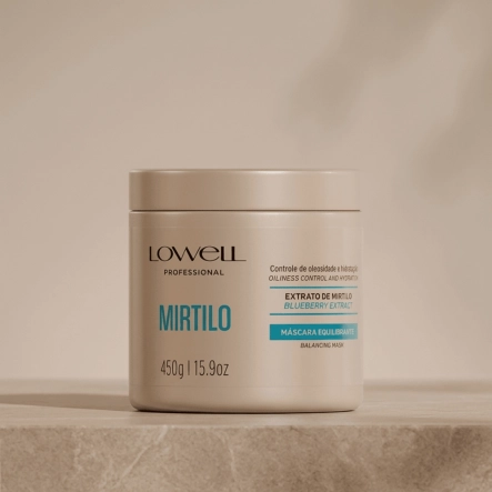 Produto: Máscara Capilar Alto Impacto Extrato de Mirtilo Lowell 450g