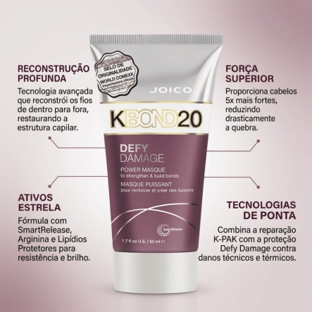 Produto Máscara Capilar Defy Damage K-Bond20 Power Masque Joico 150ml