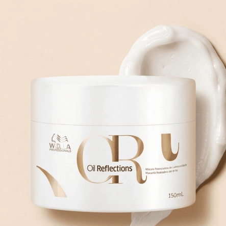 Máscara Capilar Oil Reflections Luminous Reboost Wella Professionals 150ml Produto Máscara Capilar Oil Reflections Luminous Reboost Wella Professionals 150ml