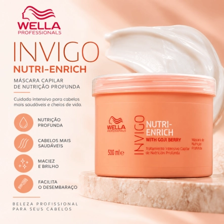 Produto: Máscara Capilar Wella Professionals Invigo Nutri-Enrich 500ml