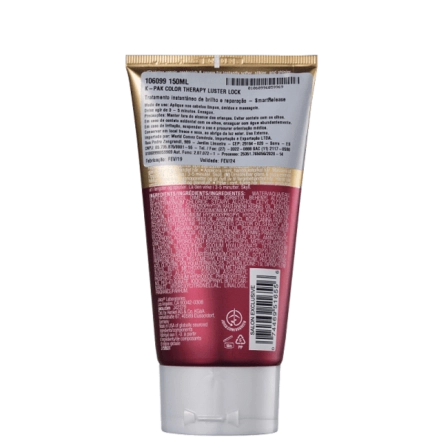 Produto: Máscara de Tratamento K-PAK Color Therapy Luster Lock Joico 150ml