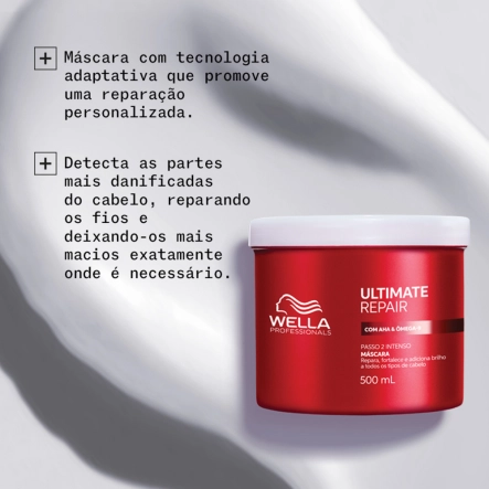 Máscara de Tratamento Wella Professionals Ultimate Repair 500ml Produto Máscara de Tratamento Wella Professionals Ultimate Repair 500ml