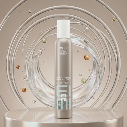 Mousse Volumadora Boost Bounce Wella Professionals Eimi Nutricurls 300ml Produto Mousse Volumadora Boost Bounce Wella Professionals Eimi Nutricurls 300ml